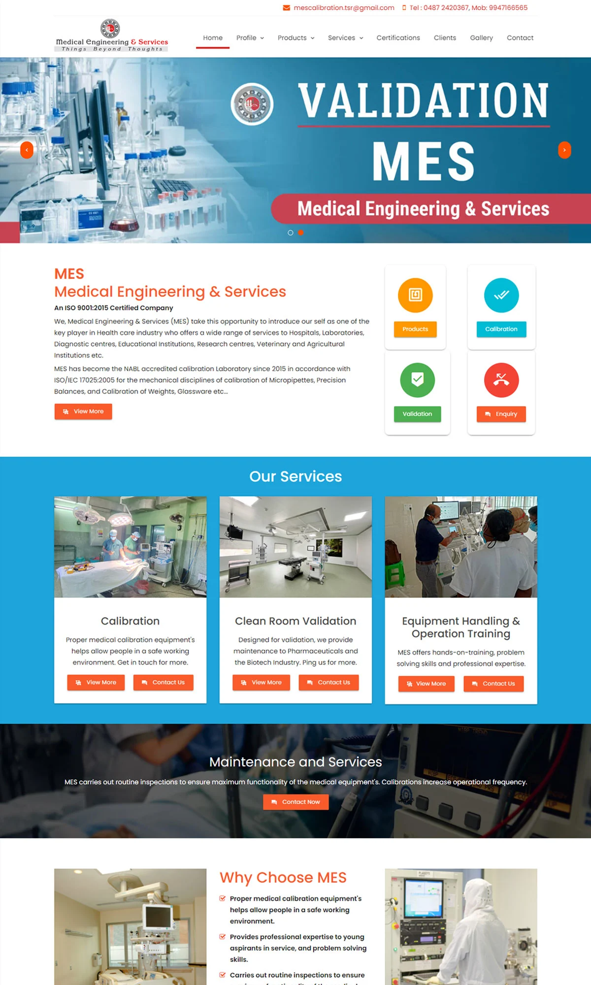 medical-engineering website developemt